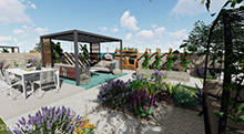APL Avenue: The Chic Garden Getaway (Designed by Katerina Kantalis Garden Design; Built by New Look Landscapes Ltd) 
